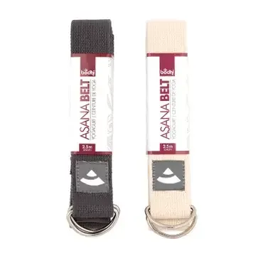 Jogas josta ASANA BELT, balts, 2.5 m